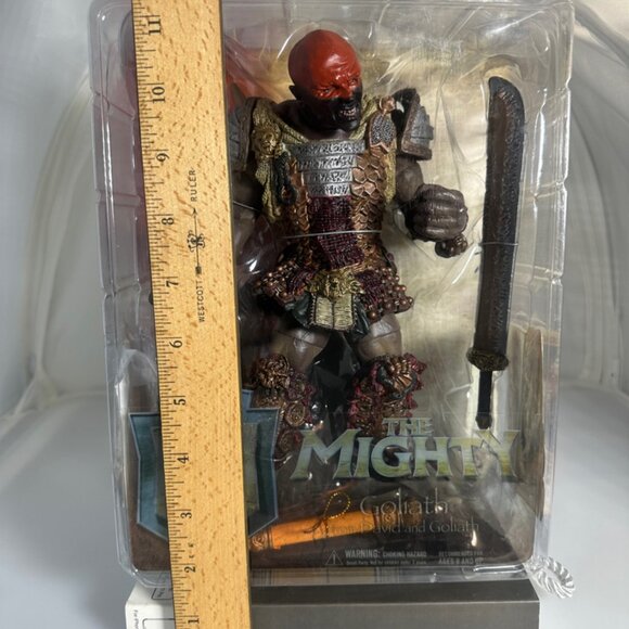 NIB THE MIGHTY TOYS The Mighty Goliath figure from David and Goliath htf RARE - Picture 11 of 12